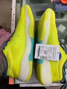 Bright Yellow Running Shoes