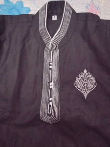 Boys Black Kurta Set