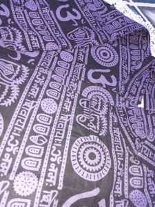 Purple Printed Top