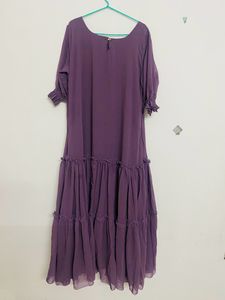 A Line Top Georgette Used One