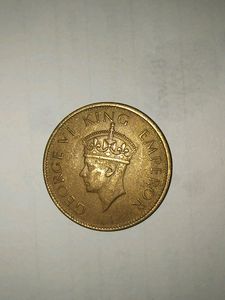 One Quarter Anna 1940 (GEORGE VI KING)