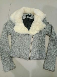 Gorgeous Durr Collar Korean Jacket Small