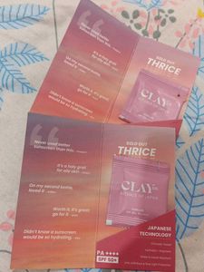 Clay sunscreen Sample