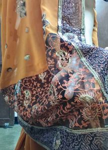 Elegant Saree with Embellishments