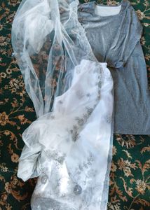 Sparkly Silver Party Outfit
