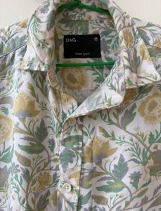 Vintage D&amp;G Floral Short Sleeve Shirt
