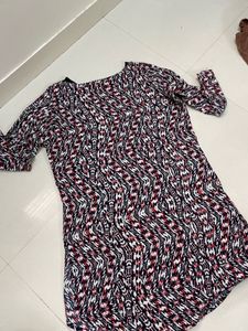 Stylish Printed Tunic Top