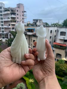 Unique Wedding Couple Candle Set