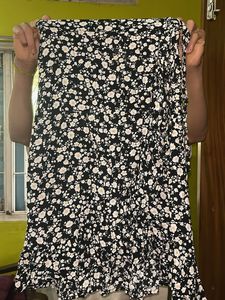Floral Print Mini Skirt