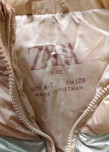Zara Colorblock Puffer Vest