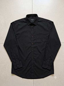 Men's Classic Black Long Sleeve Shirt
