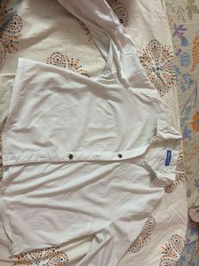Classic White Button-Up Shirt
