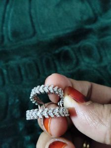 Sparkling Silver Tone Ring