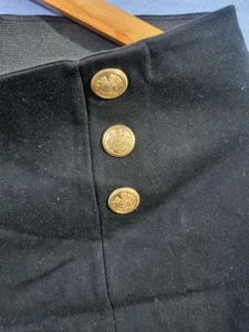 H&amp;M Black Button Accent Pants
