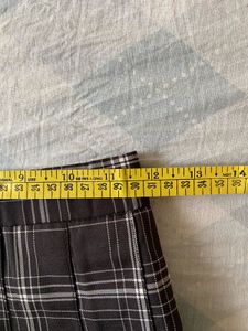 Plaid Pleated Skirt