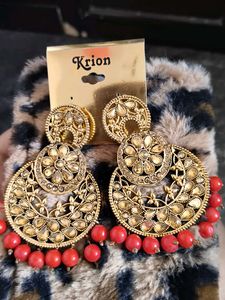 Krion Gold-Tone Drop Earrings
