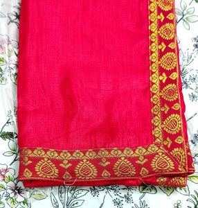 NEW RED SAREE