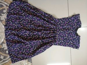 Charming Floral Print Mini Dress