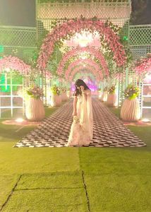 Floral Embroidered Gharara Suit