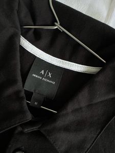 A|X Armani Exchange Black Polo Shirt