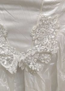 Elegant White Wedding Gown