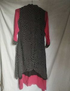 Polka Dot Kurta Dress