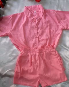 Pink Loose Coord Set
