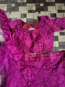 mirror lehenga