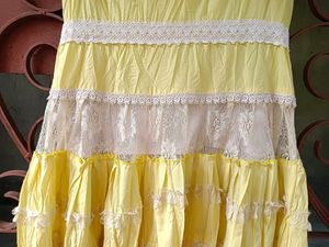 Yellow Colour Long Skirt For Women 💛💛💛