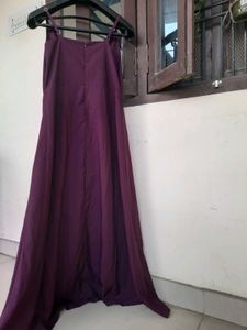 Elegant Purple Maxi Dress
