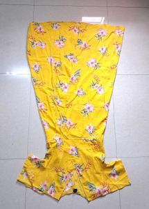 Yellow Floral Maxi Dress