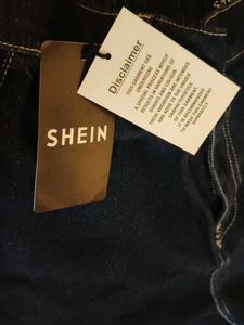 Dark Wash Lace-Up Jeans