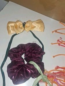 Cute Hair Bow &amp; Scrunchie Set 2