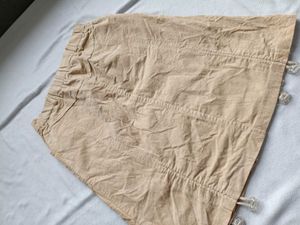 Tan Corduroy A-Line Skirt