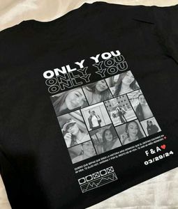 Black Graphic T-Shirt "My Love"