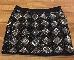 Sparkly Sequin Mini Skirt