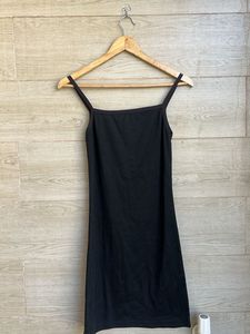 Black Spaghetti Strap Mini Dress