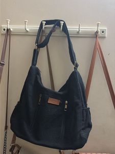 Stylish Black Hobo Bag