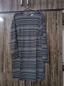 Monochrome One piece dress.