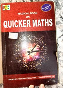 Magical Book on Quicker Maths USED