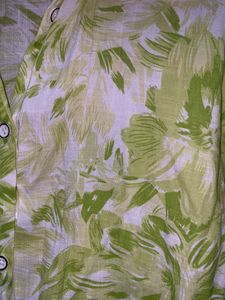 Green Floral Print Shirt