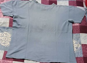 Men's Blue Crew Neck T-Shirt