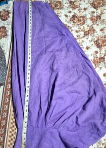 Light Blue Kurta with Purple Embroidery