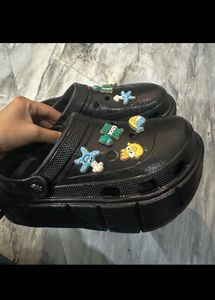 imported Thailand Platform Clogs with Charms