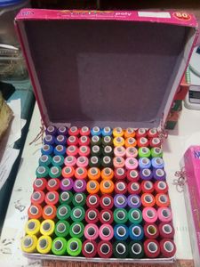 Amito Poly Polyester Threads (100 spools) Multicol