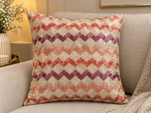 Chevron Pattern Accent Pillow