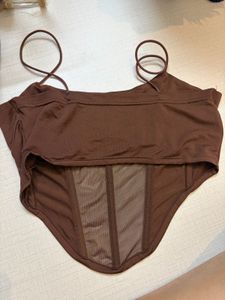 URBANIC Brown Basic Top