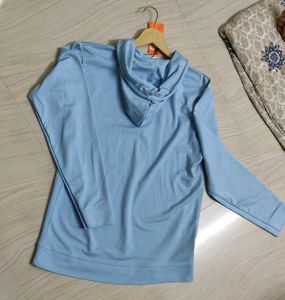 Men's Blue Graphic Hoodie