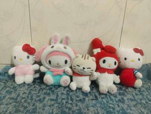 Set of 5 Cute Plush Toys