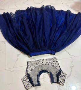 Stunning Royal Blue Lehenga Choli Set